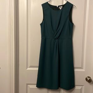 J. Crew dress. Worn once. Size 6. Green.